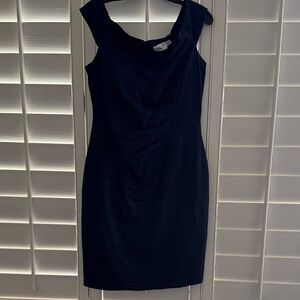 Eliza J Classic Navy Sheath Dress